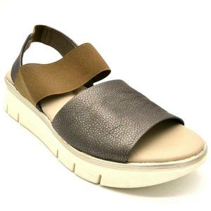 The FLEXX Womens Marabov Dress Sandal Platino Pewter Leather Split Toe Sandals Size 8.5 M The FLEXX Womens Marabov Dress Sandal Platino Pewter Leather Split Toe Sandals Size 8.5 M